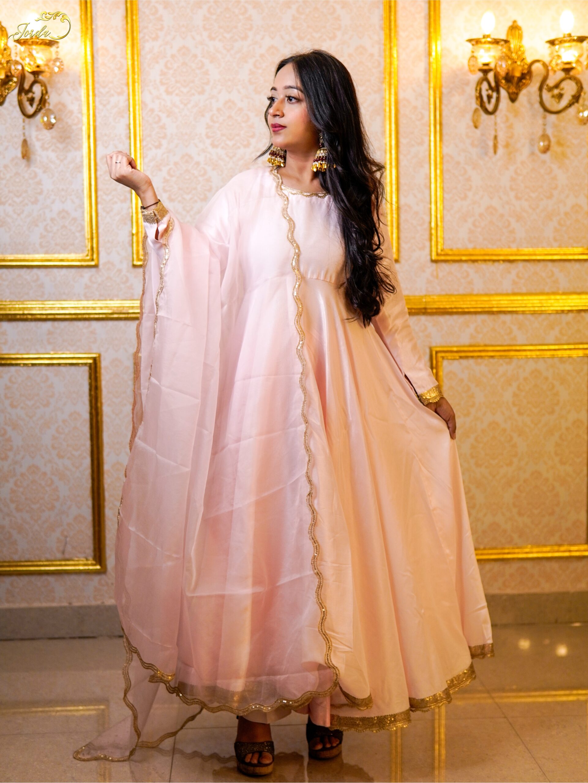 Pink Anarkali 