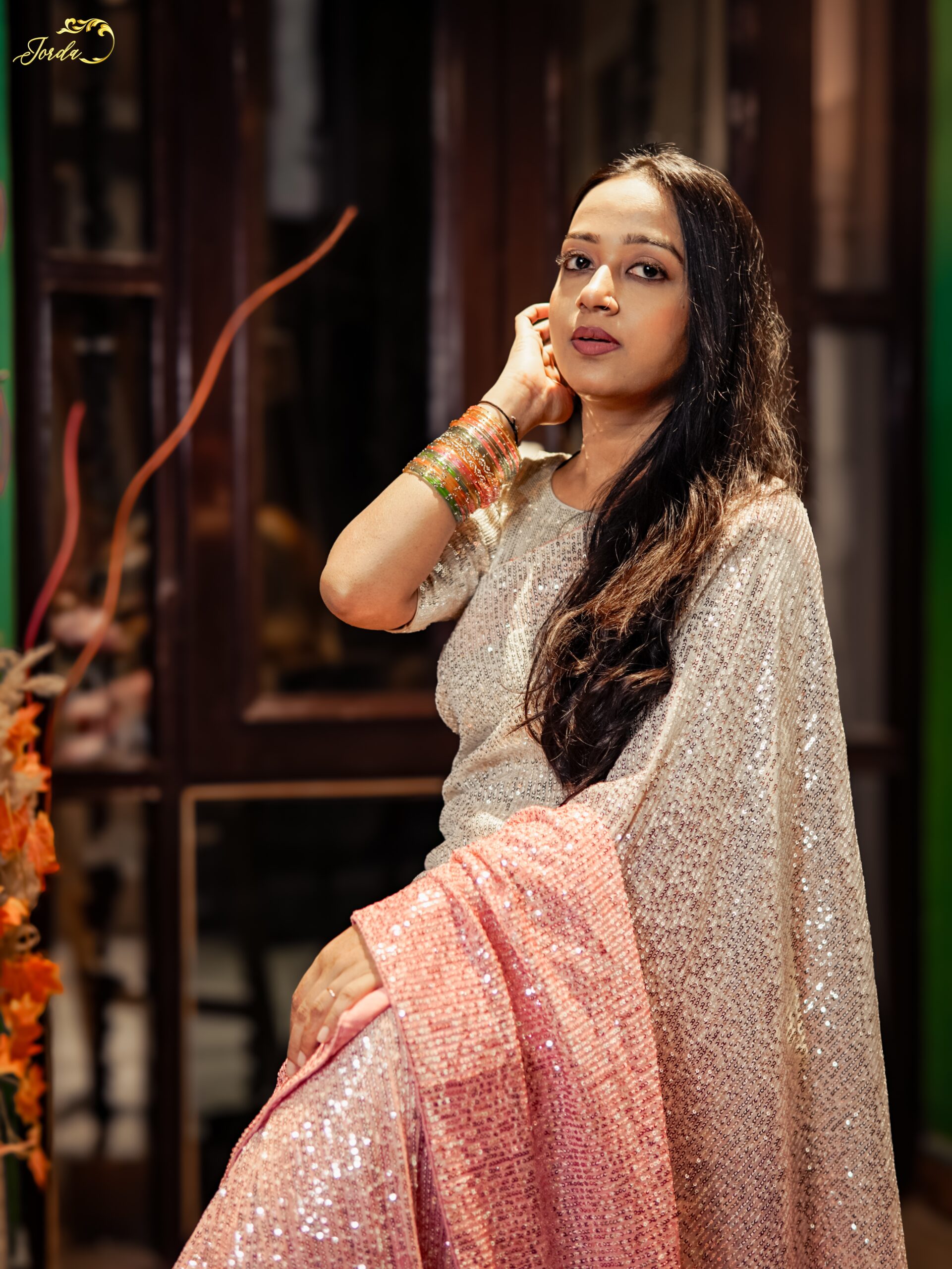 Rosette Royale Saree - Image 3