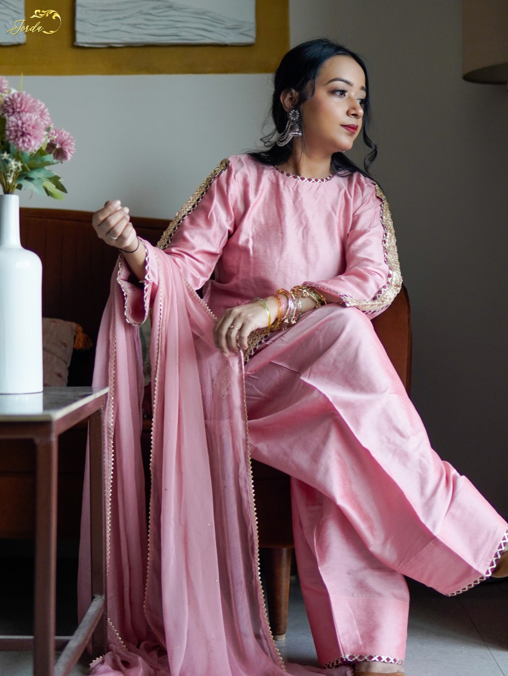 Noorani Blush Farshi Suit - Image 4