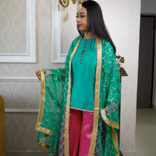 Gul-o-Sabz Sharara Set